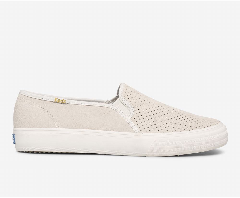 Keds double decker deals perf suede